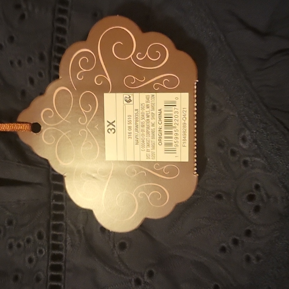 Brand new navy knox rose top - Picture 3 of 4